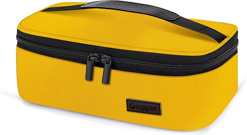 Gloppie Mini Lunch Box, Kids Lunch Bag, CPC Certified Insulated Reusable Sandwich Containers, Yellow
