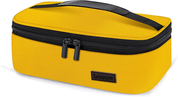 Gloppie Mini Lunch Box, Kids Lunch Bag, CPC Certified Insulated Reusable Sandwich Containers, Yellow