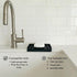 Countertop Effilogic Silicone Sponge Holder Self-Draining Sink Organizer- Faucet Mat for Kitchen - Protector - Large
