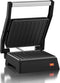 Elite Gourmet EPN160 Compact Electric Panini Press - Multifunctional Contact Grill, Lightweight, Black