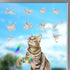 Lystaii 38 Pcs Window Clings, Rainbow Decals for Anti Collision Bird Strikes on Glass Windows