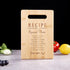 Mother's Day Gift: Special Love Heart Bamboo Cutting Board for Mom - Recipe Gifts (MOM-1)
