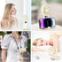 Portable Mini Handheld Fan - 4000mAh Rechargeable Battery Operated Desk Fan with Base, 5 Speeds for Travel