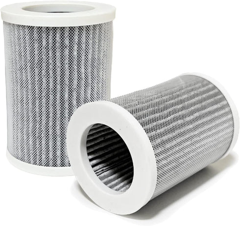 Nispira 3-in-1 HEPA Activated Carbon Replacement Filters for Pure Enrichment Purezone Mini Air Purifier