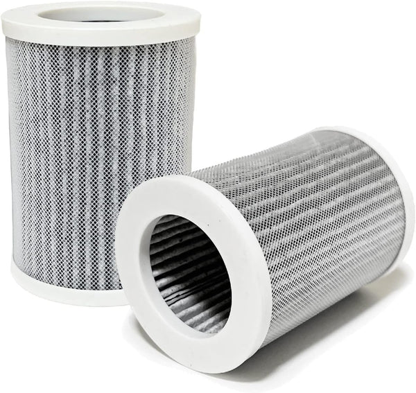 Nispira 3-in-1 HEPA Activated Carbon Replacement Filters for Pure Enrichment Purezone Mini Air Purifier
