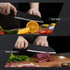 7" Chef Knife, Ultra Thin High Carbon Stainless Steel Santoku Knife for Kitchen, Professional for Family & Restaurant