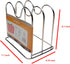 Stainless Steel Wire Cutting Board Holder, Cutting Board Rack Organizer Kitchen with 2 Sectional
