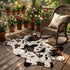 2'6''3'7'' MustMat Cow Print Rug,Faux Cowhide Area Rug for Bedroom,Nursery,Living Room,Western Party Decorations
