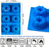 Mini Fluted Tube Cake Pan, 6Cavity Heritage Fluted Tube Cake Silicone Mold for Baking,Non Stick Fancy Molds for Fluted Tube Cake (Mix) by Sidosir