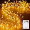 2 Pack 10 Ft Battery Operated Fairy Lights, 120LEDs Firecracker String Lights,