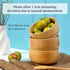 Natural Bamboo Bowls Pack of 3, Japanese Style Salad, Soup, Ramen, Fruit Bowls for Kids and Adults