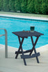 Adams Midnight Quik-Fold Side Table by