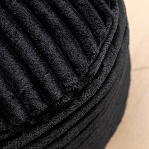 20x20x12 Inches Asuprui Pouf Ottoman Unstuffed Ottoman Foot Rest Floor Pouf Round Bean Bag Chair Foldable Floor Chair