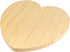 BambooMN Heart-Shaped Bamboo Serving and Cutting Board, 12" x 12" x 0.75" - 1 Piece