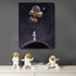ARTZON Inspirational Wall Art Canvas Print, Astronaut Holding Planet Framed Artwork for Bedroom & Office, 12x16inch