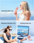 SWEETFULL Portable Misting Fan - 180° Foldable Handheld Fan with Mist Spray, USB Rechargeable for Travel and Home