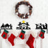 3 Blulu Pcs Metal Christmas Door Topper Nativity Door Frame Decoration Christmas Nativity Frame Corner Decoration