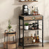 X-cosrack Storage,3 Coffee Bar Cabinet with Tier Coffee Bar Carts for The Home Buffets & Sideboards,Coffee Station
