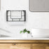 MyGift Wall Mounted Paper Towel Holder - Bathroom Folded Paper Towel Dispenser & Napkin Holder