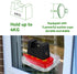 Window Hummingbird Feeder, Plastic Feeder with 3 Strong Suction Cups, Easy to Clean and Refill, Built-in Moat