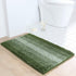 COSY HOMEER 28x18 Inch Bath Rugs, 100% Polyester Extra Soft Non-Slip Bathroom Mats, Machine Washable, Green