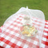 (6 Pack) ESFUN Food Net Covers for Outside, 17"x 17" Large Outdoor Mesh Screen Tents for Picnics