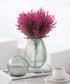 RECUTMS 8 Bundles Artificial Flowers, Faux Lavender Flower Plastic Shrubs for Indoor/Outdoor Decorations (Fuchsia)