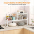 Countertop 1-Tier) DOLALIKE Expandable Kitchen Organizer, Stackable Cabinet Shelf Organizers, Space Saving Spice Rack