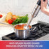 Total Chef Hand Blender, Variable Speed Immersion Blender, 225W with Turbo Boost for Soups, Smoothies & Dips
