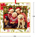 WaaHome Christmas Ornaments Picture Frame 2025-3'' Floral Photo Frame, Decorations Gifts for Family Friends Women Mom