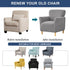 1-Piece, 30x25x25 inches, 34 HAOYONG Banquet Armchair Slipcover - Premium Stretch Jacquard Chair Cover, Removable