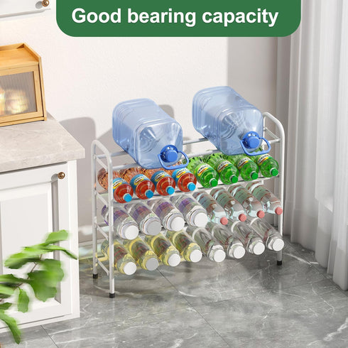 kiplant 4-Tier Closet, Expandable Shoe Rack, Expandable Metal Shoe Rack,Shoe Shelf for Entryway & Hallway