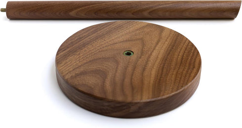 Countertop, Wooden Paper Towel Holder - Walnut Suction Cup Paper Roll Dispenser for Kitchen, Bathroom Laundry Simple