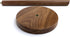 Countertop, Wooden Paper Towel Holder - Walnut Suction Cup Paper Roll Dispenser for Kitchen, Bathroom Laundry Simple