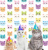 8 Xinnun Pcs Cat Dollhouse Party Decorations Doll House Hanging Banner Garland Doll of House Birthday Party Decorations