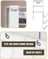 Over The Door Shoe Organizer - 2 Pack with 24 Pockets and Hooks for Space Saving, White