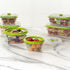 Restaurantware-Fresh Hero 16 Ounce Storage Containers - Durable Airtight Food Containers, Green Silicone