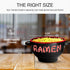 Ramen Bowl Set with Chopsticks and Spoon, 18 Ounce Red Microwavable Ceramic Ramen Bowl Set for Noodles and Pho