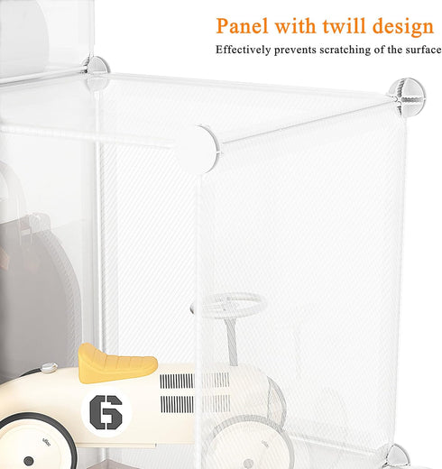 Closet 6 AWTATOS Cube Storage Organizer, Organizers and Storage, Cube Shelves Bookshelf, DIY Stackable Plastic Clothes