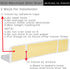 Wall Mounted Small Floating Shelf Stick On Shelves for Bedroom, Kitchen, Bathroom - Display Speakers, Photo Frame,