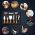 Cheese Knife Set, 14 Piece Stainless Steel Cheese Knives, Charcuterie Boards Accessories, Butter Spreader Knife with
