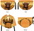 Highland Cow Tea Cozy for Teapot Insulation Keep Warm Dust Cover Kettle Quilt for Home Kitchen Holiday