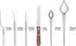 Cridoz 6 Pcs Precision Tongs Stainless Steel Kitchen Cooking Tweezers, Drawing Spoons, Offset Spatula for Food Plating