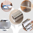Kitchen Backsplash Sticker, Aluminum Foil Orange Peel Texture Wallpaper, Waterproof Removable DIY