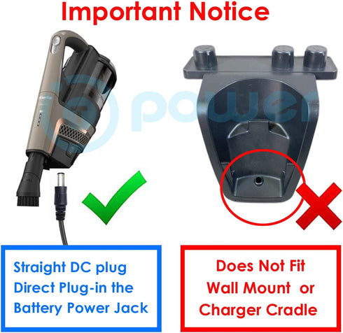 T Power 30v Charger for Miele Triflex Vacuum Cleaner HX1 11423870 11423880 11423620 11423630 11423640 11410130 11410140 11015490 SMUL0 Bagless Ac Dc Adapter Power Supply Cord by T POWER