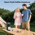 7.3" 6 12oz CHULUX Slim Single Serve Coffee Maker for K Pods, One Cup Coffee Maker Fits Travel Mugs, Coffee Machine