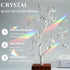 3Inch 10Pcs H&D HYALINE & DORA Crystal Suncatcher Bauhinia Prisms Pendants Chandelier Crystals Replacement Hanging Sun