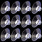 ANCIRS 30 Pack 30mm Transparent Rubber Suction Cups for Glass Table Tops, Anti-Collision Sucker Pad for Home Decoration