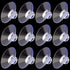 ANCIRS 30 Pack 30mm Transparent Rubber Suction Cups for Glass Table Tops, Anti-Collision Sucker Pad for Home Decoration