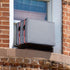 UNUN Window Air Conditioner Covers for Outside, AC Unit Covers Outdoor 25.5W x 17H x 21D Inches